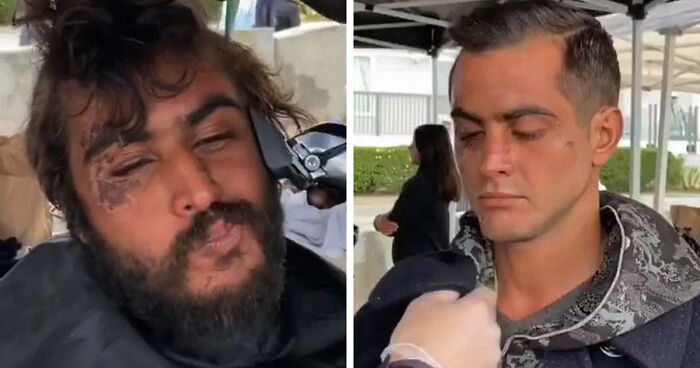 Awesome Barber Transforms Homeless People For Free And These 30 Before & After Pics Show Completely Different People