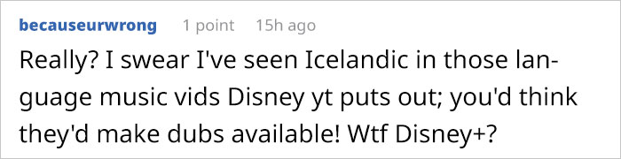 Disney+ Launched In Iceland Without Icelandic Dubbing, People Didn’t Like It So Much That Their Minister Sent A Letter To Disney About It Disney+ Launched In Iceland Without Icelandic Dubbing, People Didn’t Like It So Much That Their Minister Sent A Letter To Disney About It