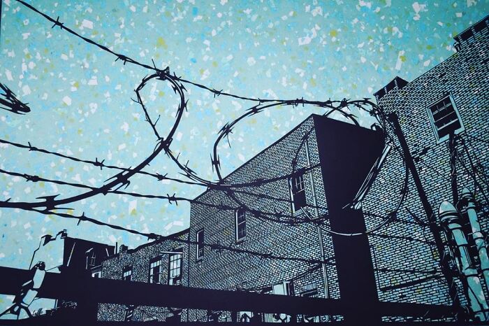 This Is Cut From A Single Sheet Of Paper Using An X-Acto Knife. (20x30 Inches) Insta @rosaleff