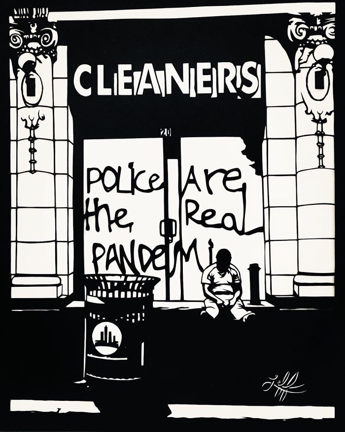 This Is Cut From A Single Sheet Of Paper Using An X-Acto Knife. (8x10 Inches) Insta @rosaleff