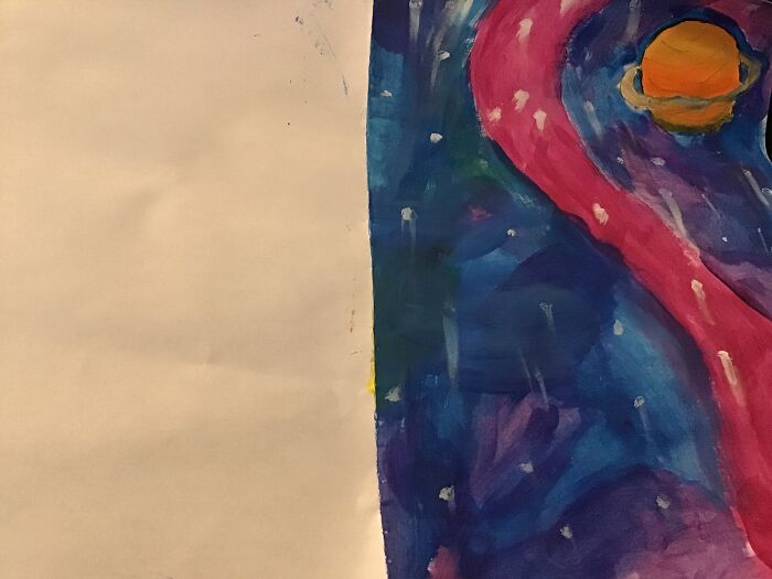 I Made This When I Was 9. Also, I Forgot To Paint The Other Side But It Still Looks Good!!! 👍