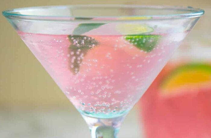 A Woo Woo Cocktail....vodka, Peach Schnapps & Cranberry Juice...gets Me Through Lockdowns!