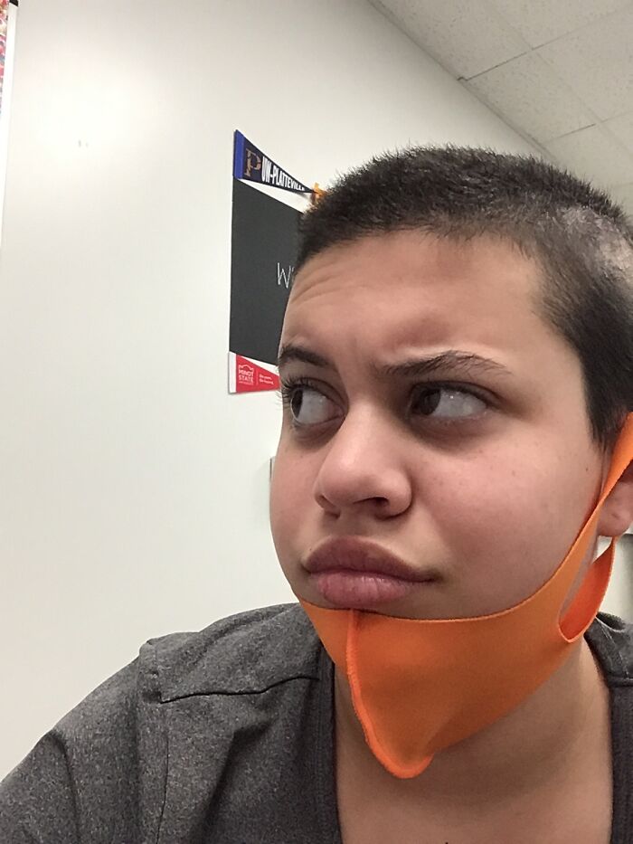 When Someone Yells At You For Having Your Mask Down In Your Own House