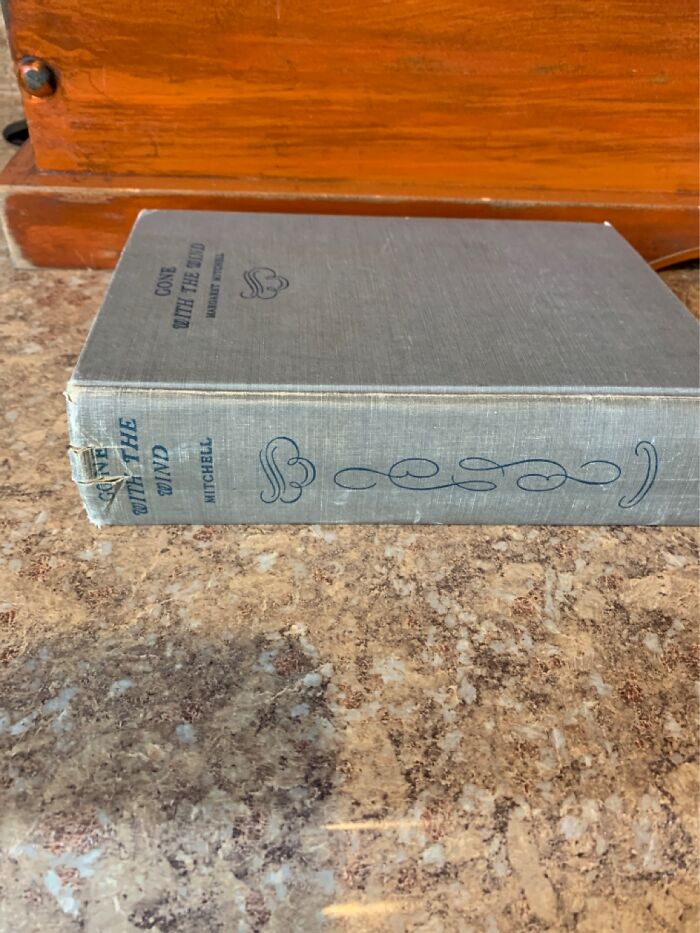 This Gone With The Wind Book, Published 1936 Bought For .25 Cents.