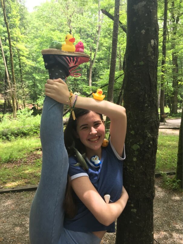 This Is Mine, My Family Didn’t Believe I Could Balance A Rubber Duck On My Shoe