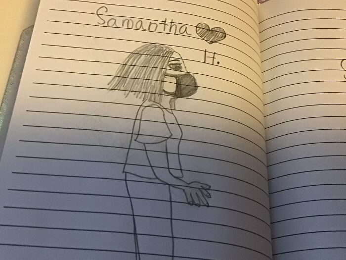 Sorry I Can Only Draw Profiles And I Cannot Draw Hands Very Well