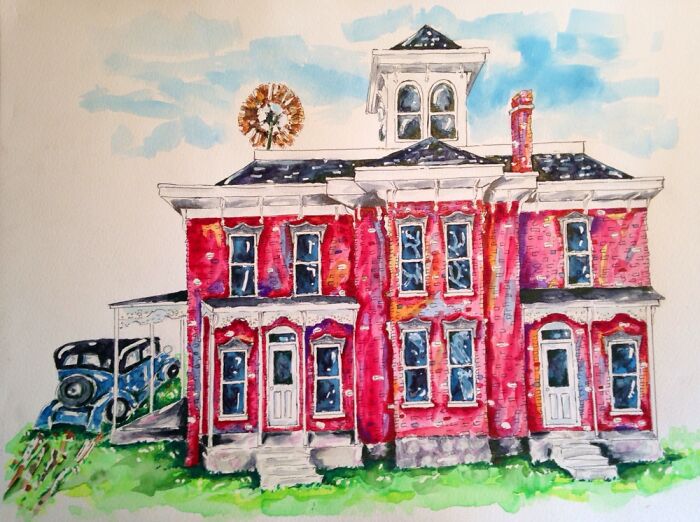 Watercolor And Pen And Ink