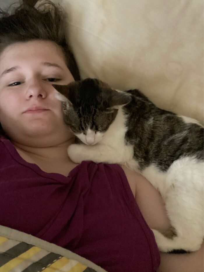 I Woke Up With This Little Cutie On Me