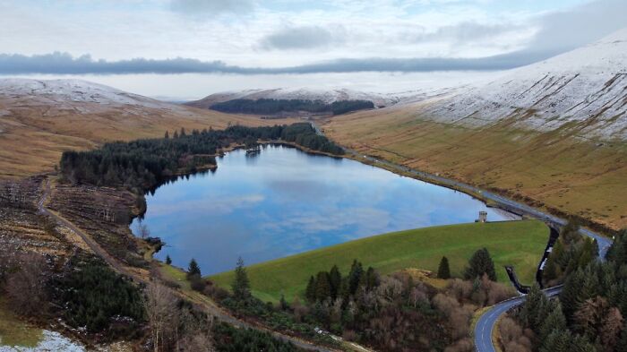 Trying Out My New Drone Near Brecon, Wales