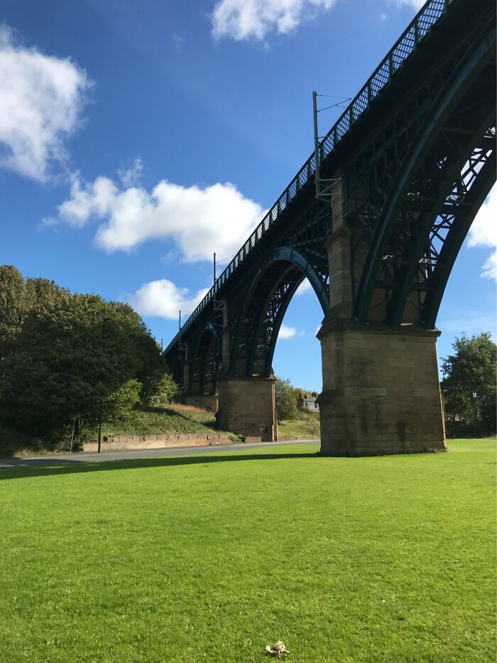 Rail Bridge, 2 Minute Walk From My House. North East England.