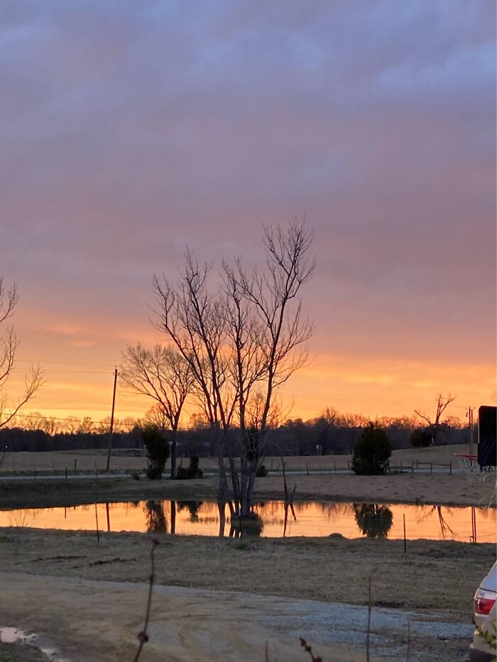 Sunset At My House In The Country