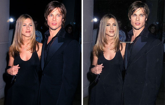 Jennifer Aniston And Brad Pitt