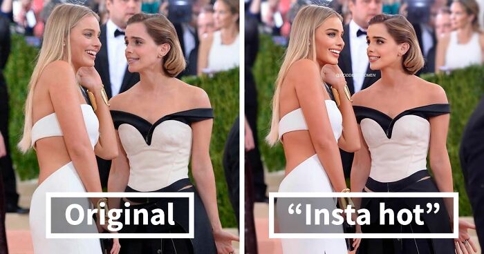 Estas fotos de celebridades están editadas para encajar en los estándares de belleza de las influencers, y causan reacciones dispares (30 fotos)