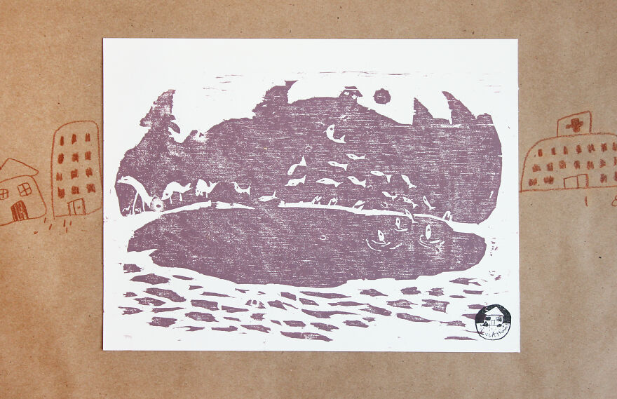 Luckytown Lake Print