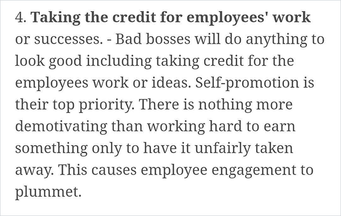 Person Explains How You Can Spot A Bad Boss Or Manager By Looking For These 10 Things