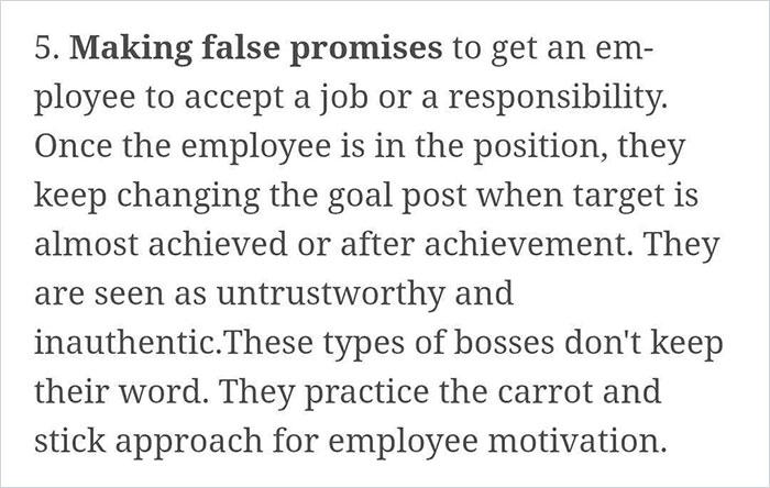 Person Explains How You Can Spot A Bad Boss Or Manager By Looking For These 10 Things