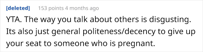 Guy Shares His Reasoning Behind Refusing To Give A Pregnant Lady His Bus Seat, People Are Not Convinced