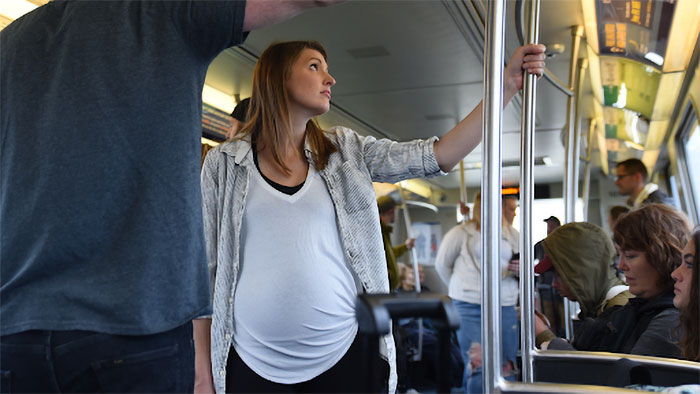 Guy Shares His Reasoning Behind Refusing To Give A Pregnant Lady His Bus Seat, People Are Not Convinced Guy Shares His Reasoning Behind Refusing To Give A Pregnant Lady His Bus Seat, People Are Not Convinced
