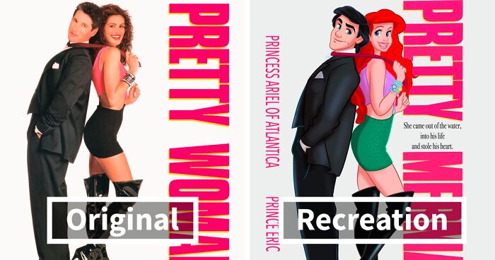 Iconic Movie And TV Posters Reimagined With Disney Characters By Alex Pick (50 Pics)