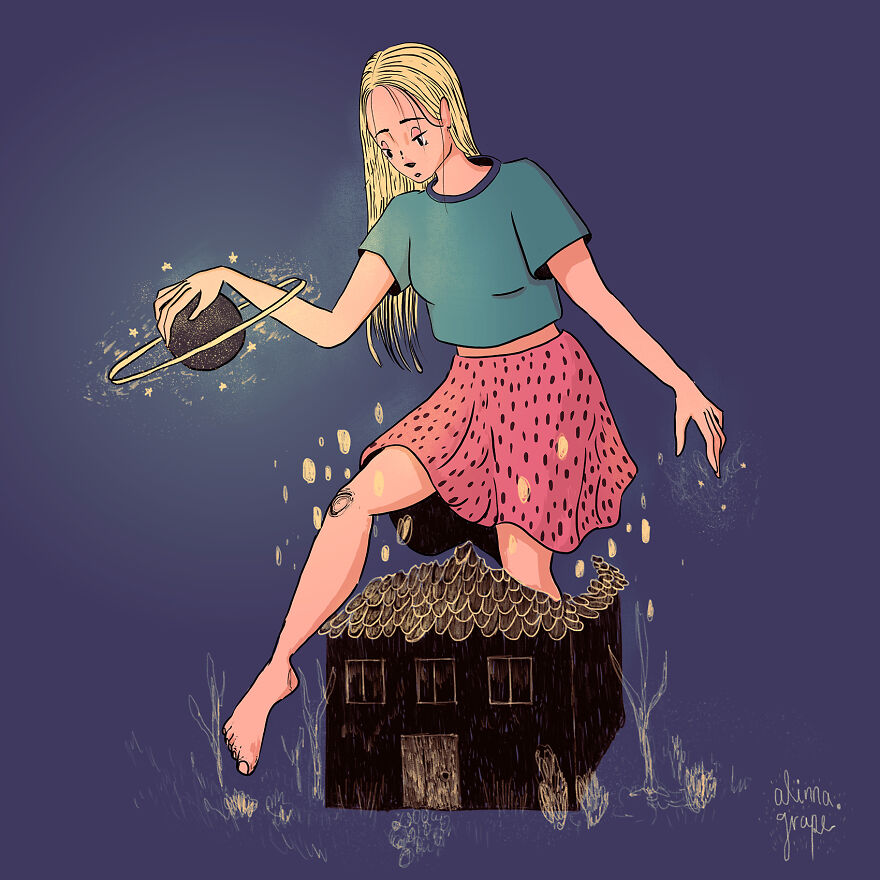 I Made Digital Illustrations Inspired By Inner Growth