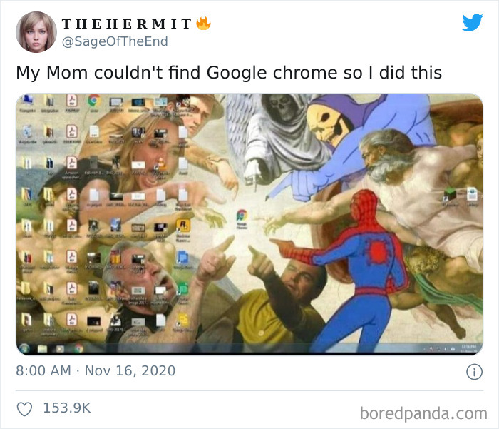 Not Sure If This Counts But Madlad Strikes At His Mom?