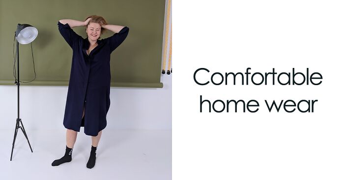 I Created These 13 Looks For Plus-Size Women Using Only A Shirt Dress