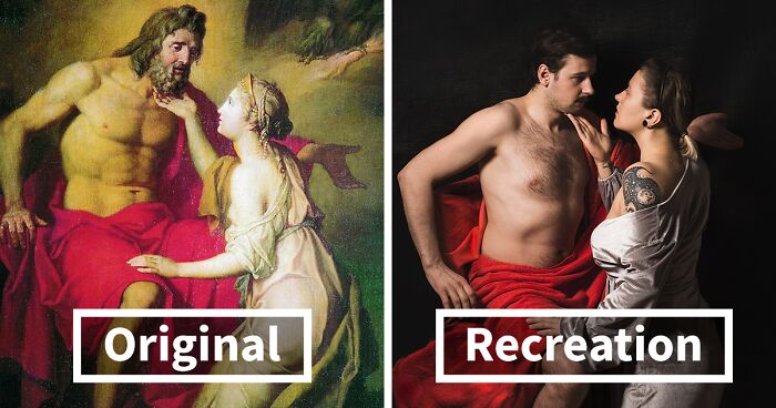 My Girlfriend And I Were So Bored During Lockdown, We Recreated These 18 Famous Paintings