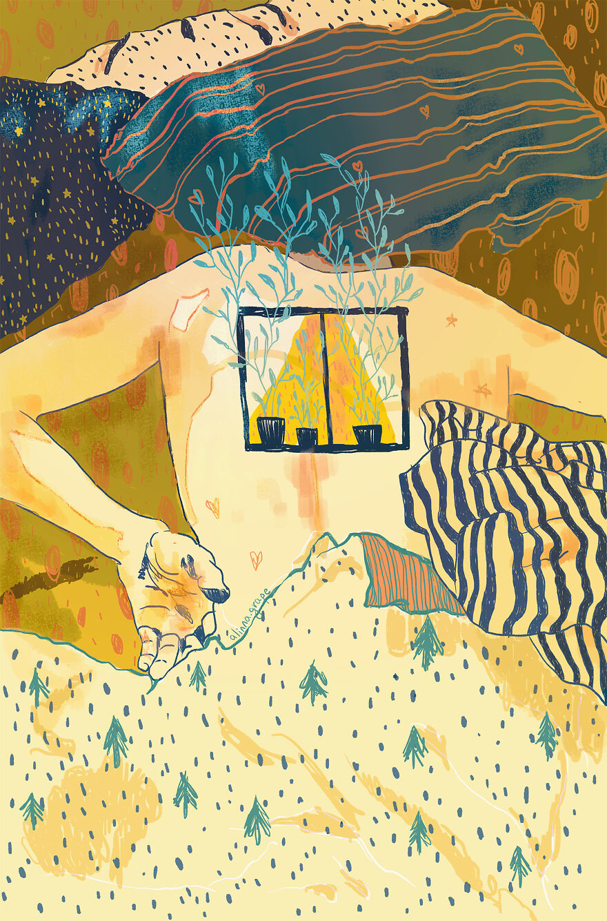 I Made Digital Illustrations Inspired By Inner Growth