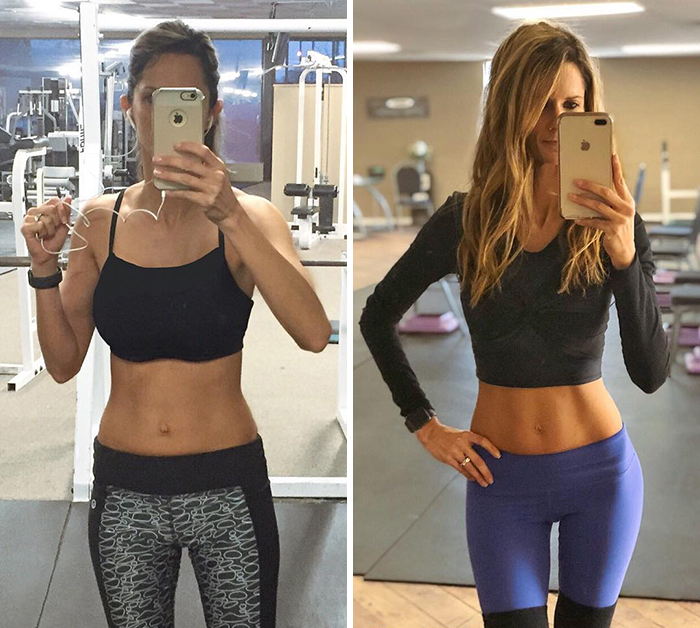 Two Years Apart, Same Weight