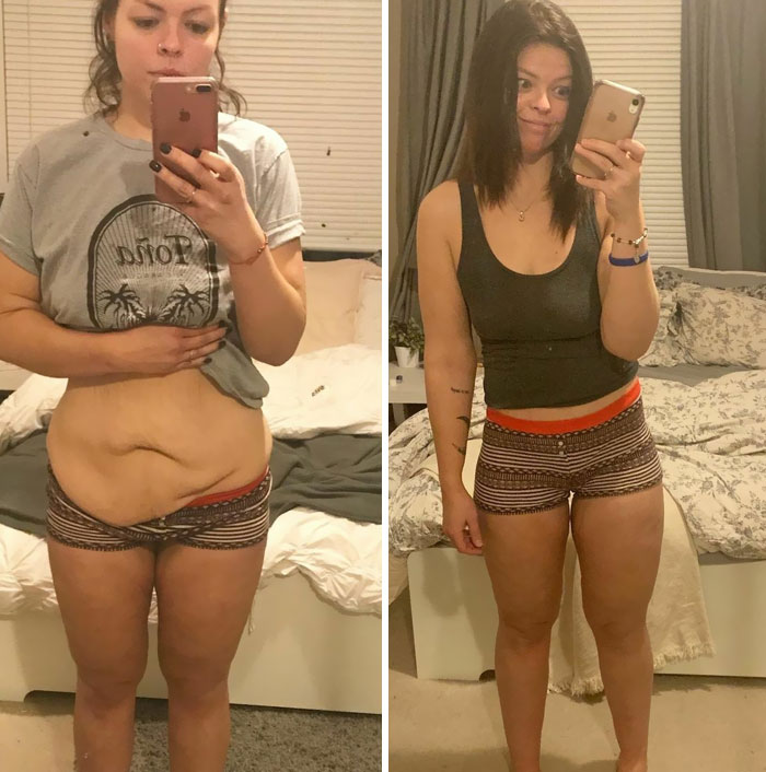 Side Note: Same Weight In Both These Pics