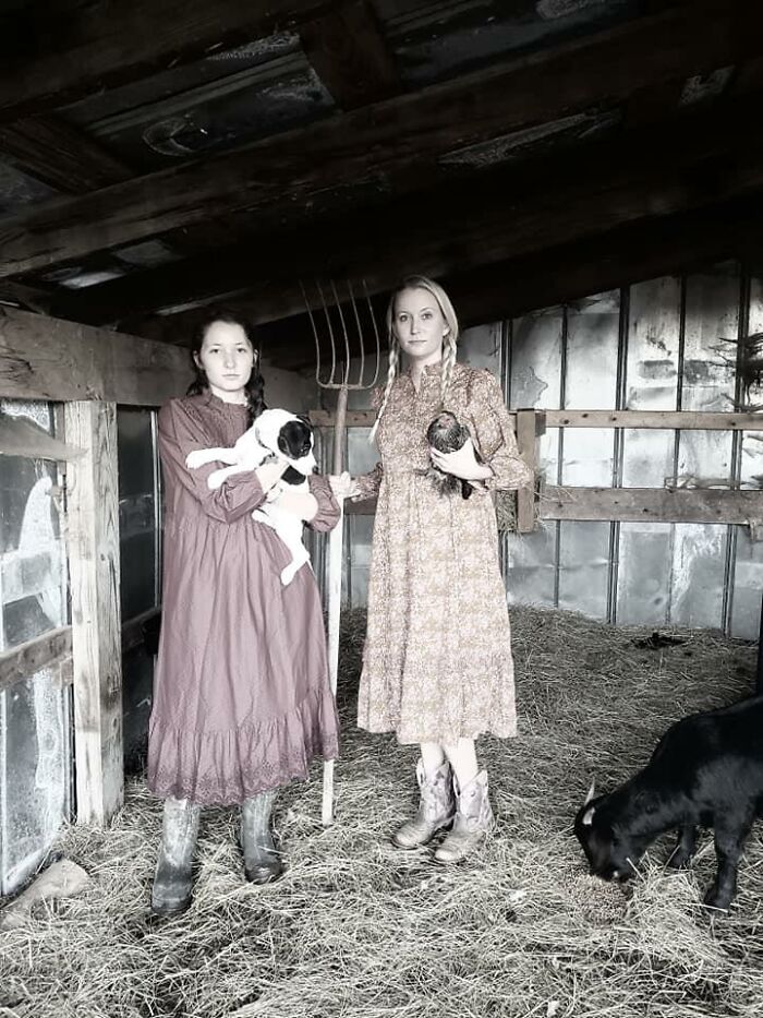 My Son Was The Photographer And Just Kept Saying "Y'all Look So Mean"