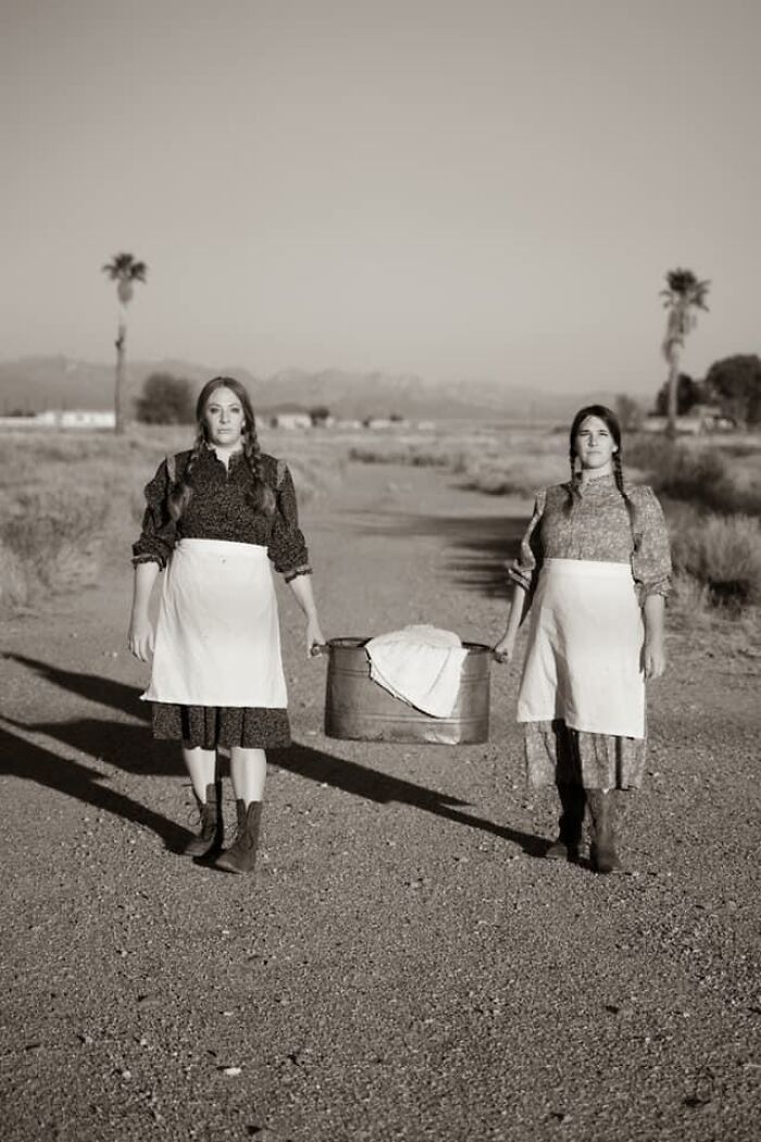 We Walk Up Hill Both Ways To Do Our Laundry At The Near By Water Source