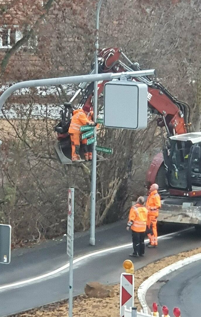 We Must Quickly Mount The Signpost Pointing In The Direction Of The Hospital