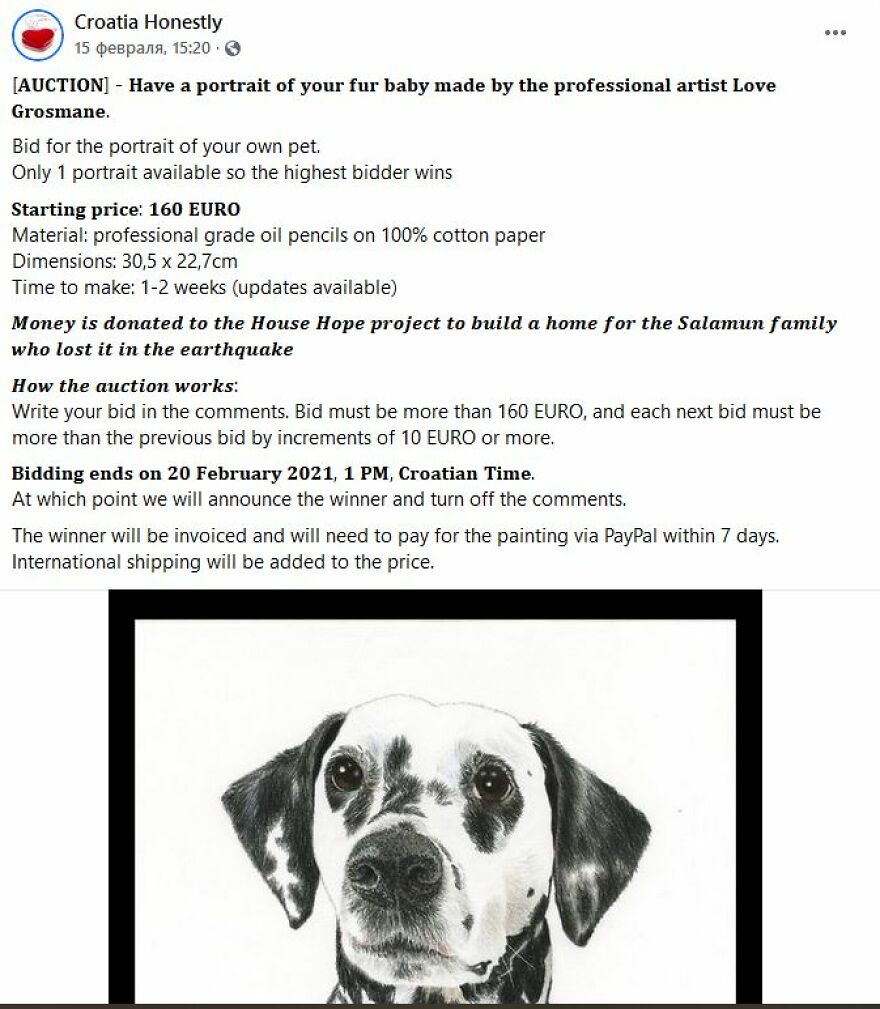 I Am Doing A Portrait To Help Raise Money For A Family Who Lost Their Home Because Of The Earthquake I Am Doing A Portrait To Help Raise Money For A Family Who Lost Their Home Because Of The Earthquake