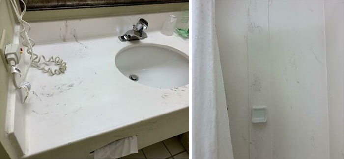 I Thought This Was Dirt When I Walked In The Bathroom