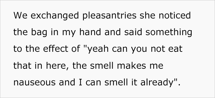 Person Starts A Debate Online After Their Vegan Coworker Asks Them To Eat Burger Outside Person Starts A Debate Online After Their Vegan Coworker Asks Them To Eat Burger Outside