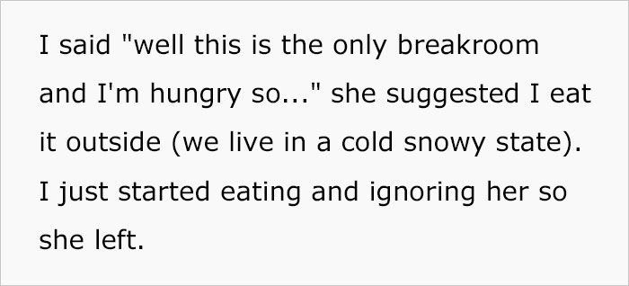Person Starts A Debate Online After Their Vegan Coworker Asks Them To Eat Burger Outside Person Starts A Debate Online After Their Vegan Coworker Asks Them To Eat Burger Outside