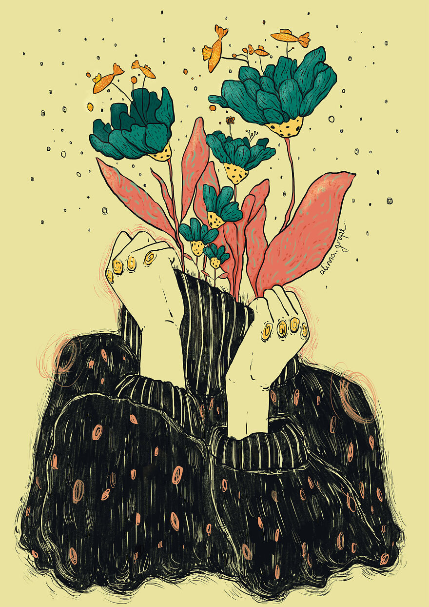 I Made Digital Illustrations Inspired By Inner Growth I Made Digital Illustrations Inspired By Inner Growth