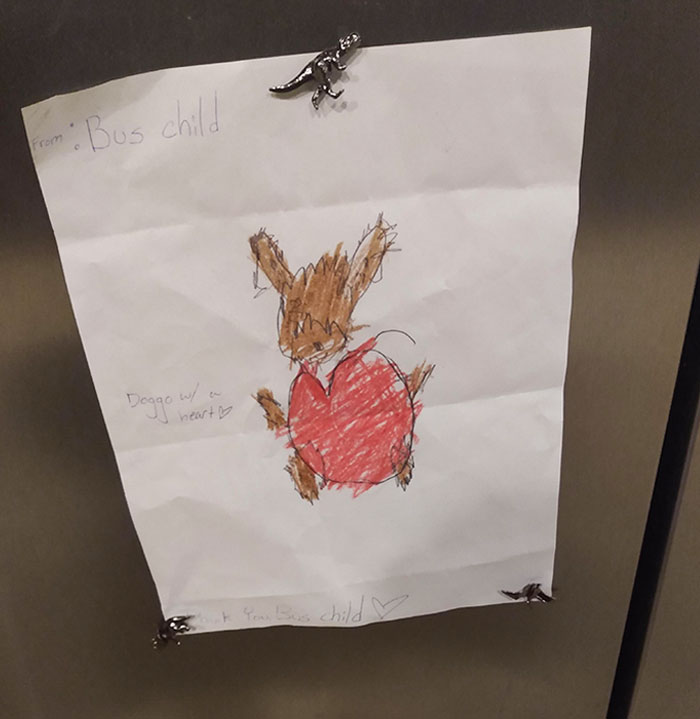 I Was On The Bus And A Kid Threw A Drawing On My Seat, I Was Really Annoyed And Shoved It In My Bookbag. When I Got Home I Freaked Out About An Assignment And Saw This