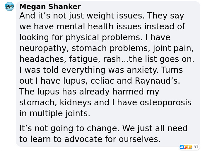 Woman Loses 75 Pounds So Doctors Would Stop Blaming Her Symptoms On Weight And Finally Give Her A Diagnosis