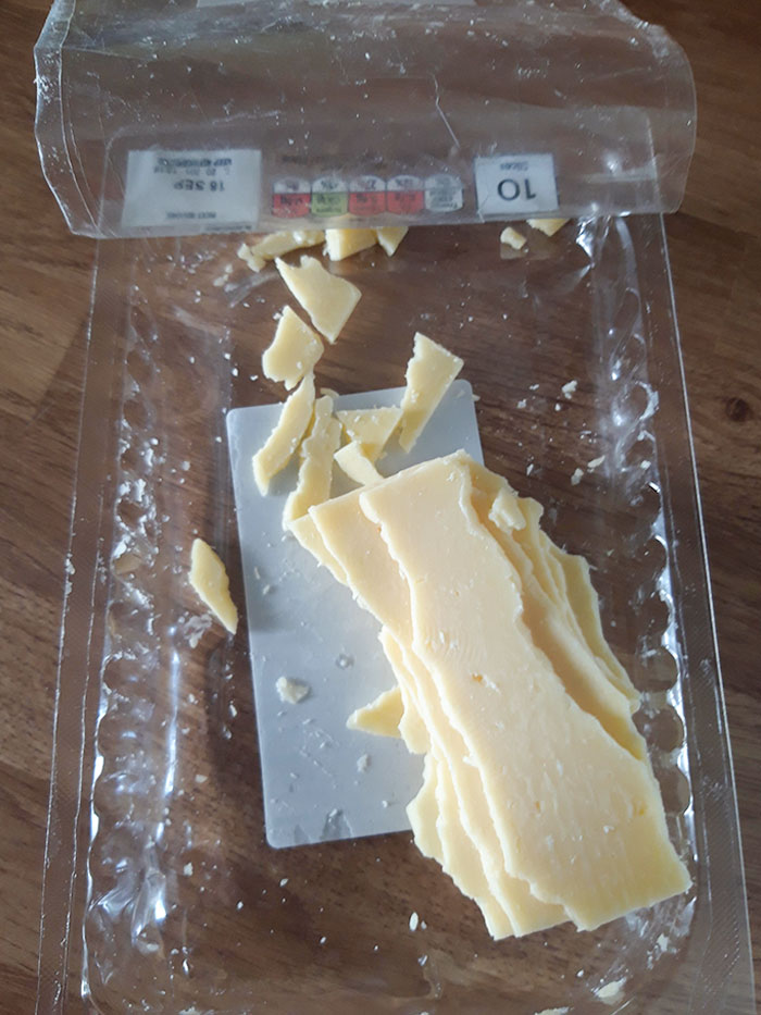 How My Family Cuts And Puts Away Sliced Cheese