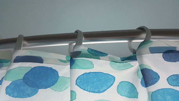 The Way My Wife Installed The Shower Curtain Infuriates Me. Mildly