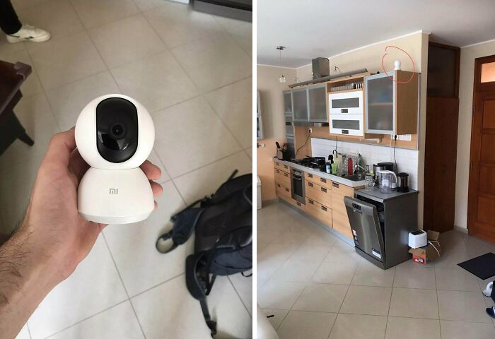 My Landlord Pretended To Do Work The Flat But Ended Up Installing This 360° WiFi Surveillance Camera Which Also Records Audio Without Telling Me About It