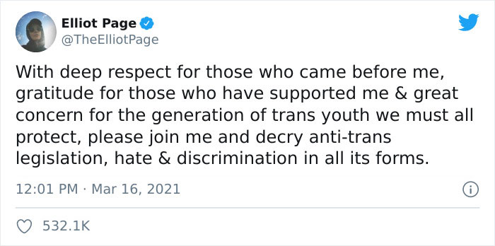 Elliot Page Makes Headlines For His First Interview Since He Came Out As Transgender Elliot Page Makes Headlines For His First Interview Since He Came Out As Transgender