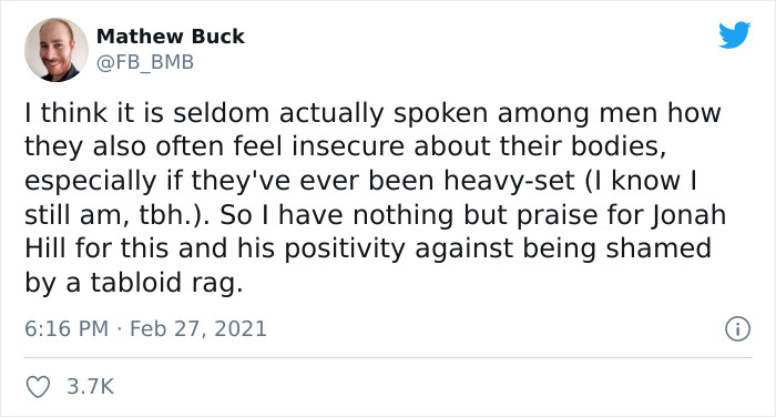 Jonah Hill Responds To "Years Of Public Mockery" About His Body After The Press Publishes His Shirtless Photo