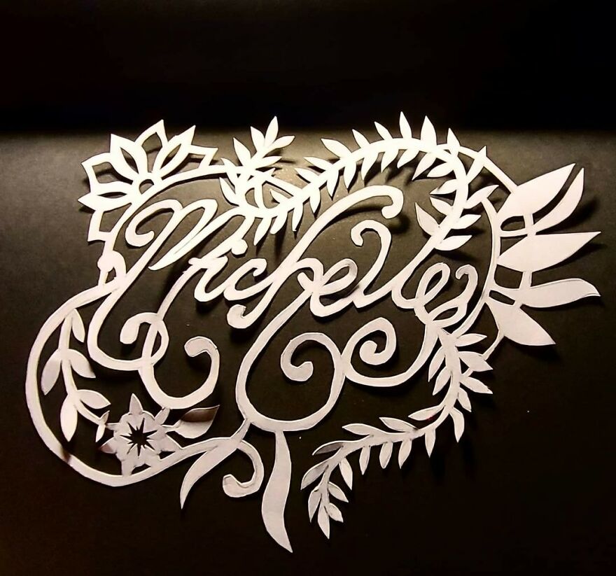 My Doodles Into Stencil Art