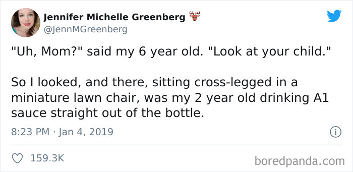 Kid Chugs A1 Steak Sauce