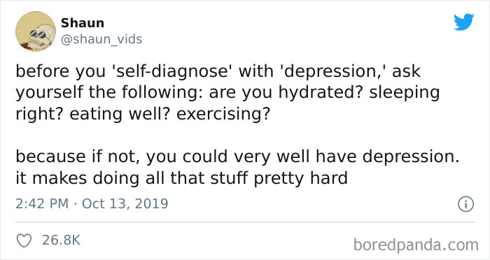 On Self-Diagnosis