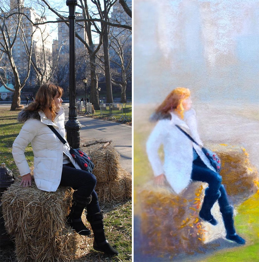 Self-Portrait At The Central Park