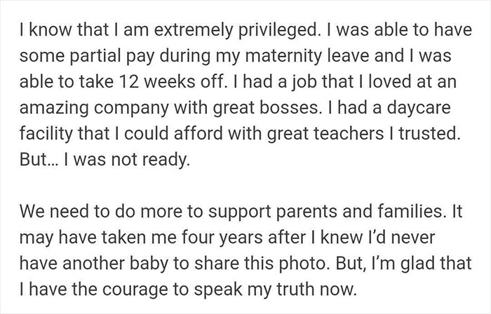 "I Was Forced To Suck It Up And Get Back To Work:" Heartbroken Mom Shares Why 12 Weeks Of Maternity Leave Isn't Enough "I Was Forced To Suck It Up And Get Back To Work:" Heartbroken Mom Shares Why 12 Weeks Of Maternity Leave Isn't Enough